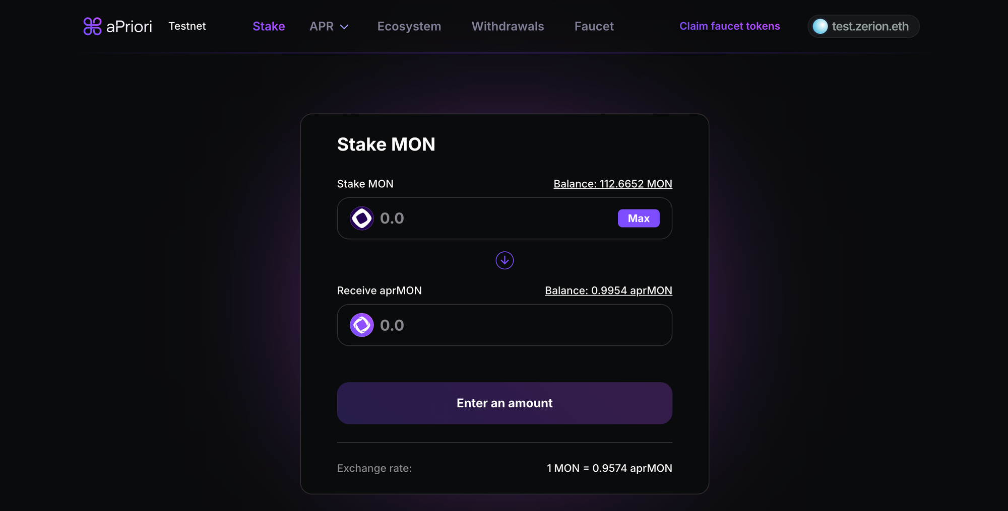 screenshot of aPriori