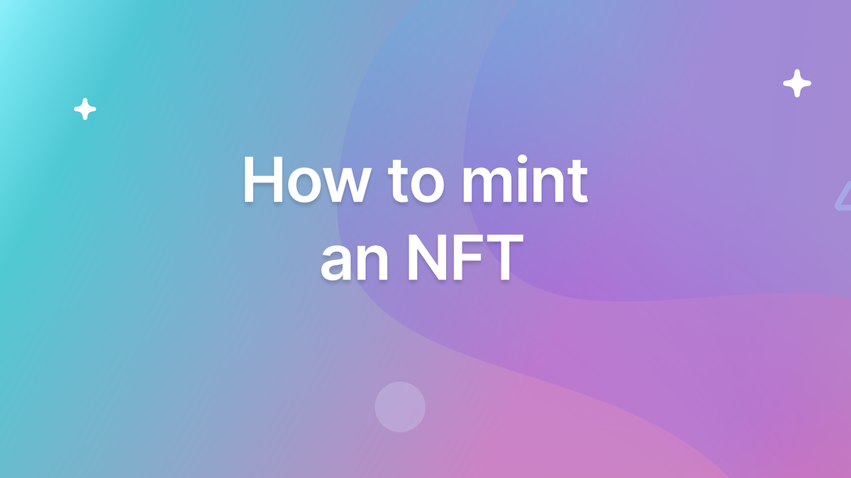 How to mint an NFT - Beginner's Guide - Zerion