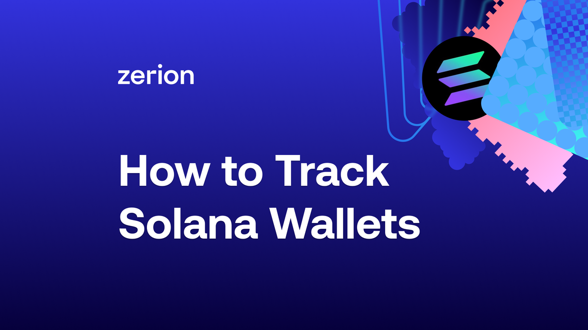 How to track wallets on Solana
