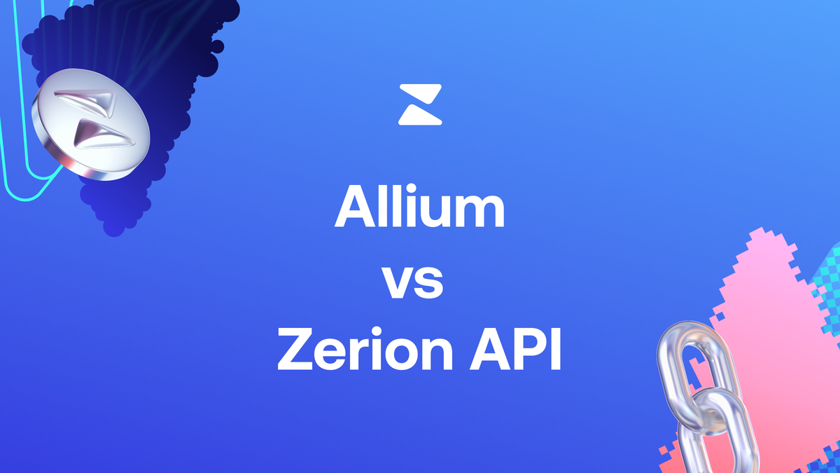 Allium vs Zerion API