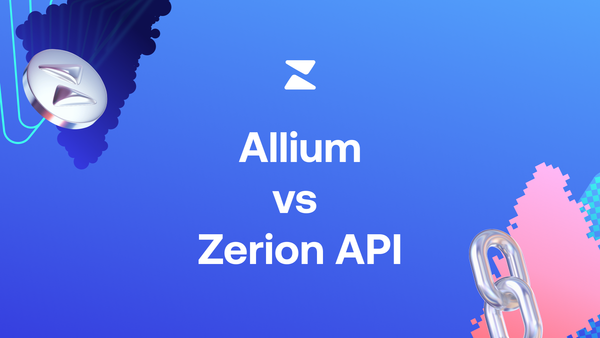 Allium vs Zerion API