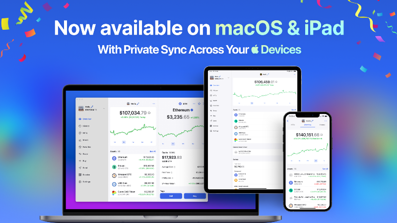 Zerion for iOS, Mac and iPad with iCloud Sync