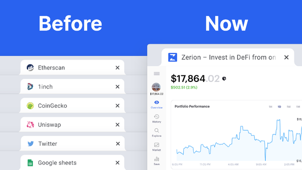 Zerion — the decentralized Coinbase